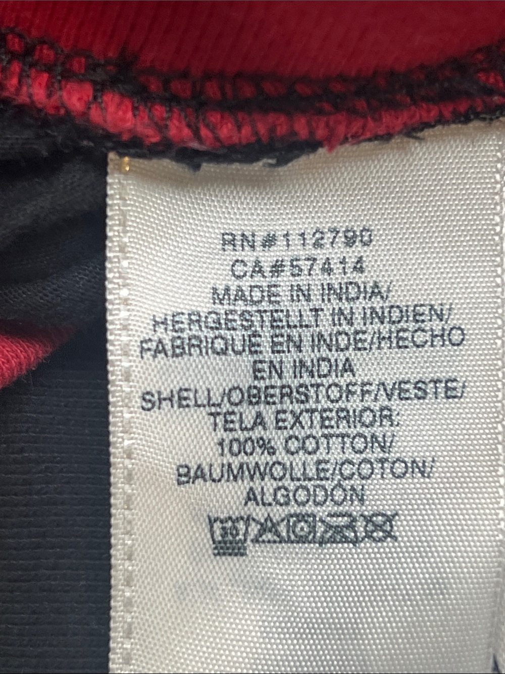 True Religion Black Sweatpants with Red Waistband - Picture 9 of 10